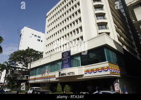 Federal Hotel in Kuala Lumpur, Malaysia. The first international-class hotel of post-independence Malaya. Stock Photo