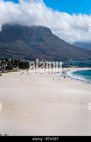 Expensive apartments on the beachfront, Cape Town, South Africa Stock Photo