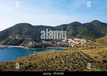 Portbou, Catalonia, Spain Stock Photo