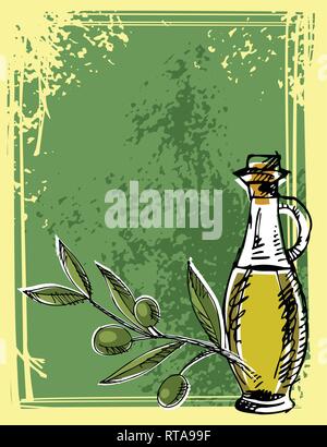 Vegetable oil bottle product isolated on white background Stock Vector ...