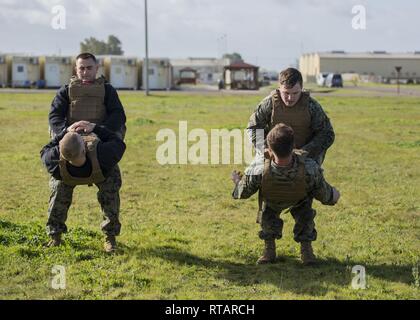 U.S. Marines with Special Purpose Marine Air Ground Task Force