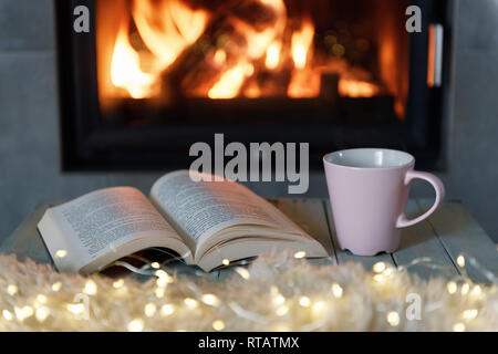 Pot of tea on a fireplace hi-res stock photography and images - Alamy