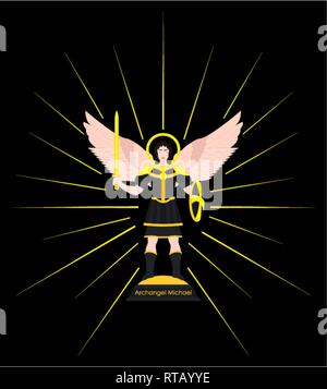 Archangel Michael. Christian symbol Stock Vector Image & Art - Alamy