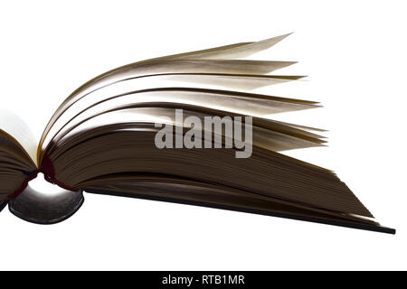 Open book close up Stock Photo