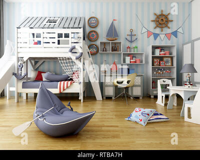 Download Mock Up Kids Room Interior Decorated Wall In Child Room With Picture Frame 3d Rendering Illuatration Stock Photo Alamy PSD Mockup Templates