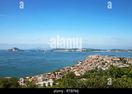 Landscape of Pozzuoli and its gulf Stock Photo