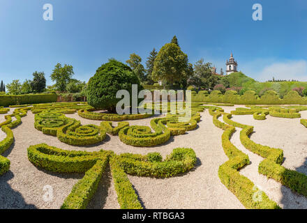 Casa de Mateus, garden Stock Photo