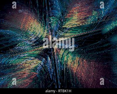 Abstract colored vector background - technology or festive theme Stock Vector