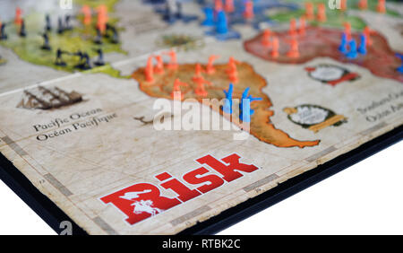 Risk classic strategy board game Stock Photo