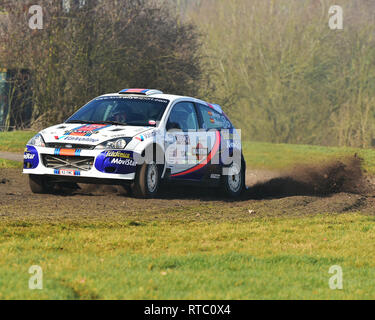 David Wright Rallying Rally stage at Race Retro. Ford RS200 Stock Photo - Alamy