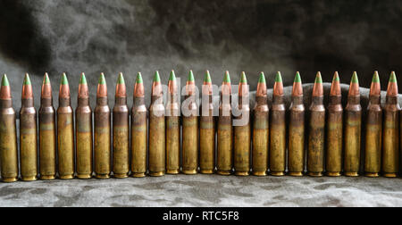 223 caliber rifle cartridge Stock Photo