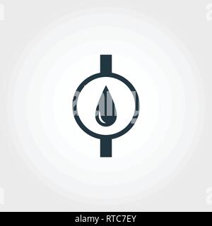 Water Meter icon from measurement icons collection. Creative element design water meter icon. Web design, apps, software usage. UI and UX Stock Vector