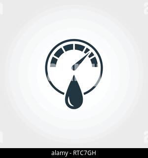 Hygrometer icon from measurement icons collection. Creative element design hygrometer icon. Web design, apps, software usage. UI and UX Stock Vector