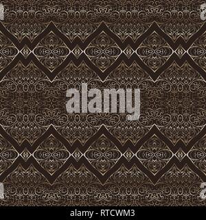 Seamless abstract pattern in Oriental style. Decorative and design elements for textile or book covers, manufacturing, wallpapers, print, gift wrap. Stock Vector