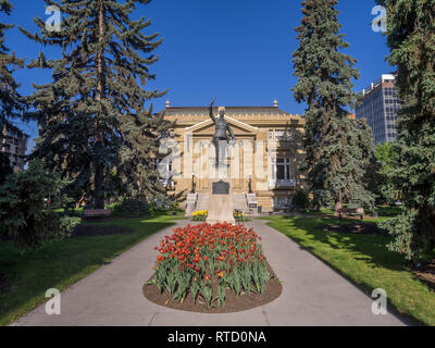 Memorial Public Library in Calgary, Alberta Canada. Memorial Public Library is one of Calgary's oldest library and is located in memorial Park, downto Stock Photo
