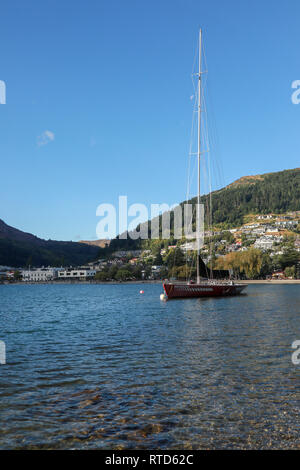 NZL14 America's Cup yacht quietly rotting on a mooring near Queenstown : r/ sailing