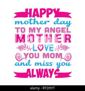 Happy Mother day Stock Vector Image & Art - Alamy