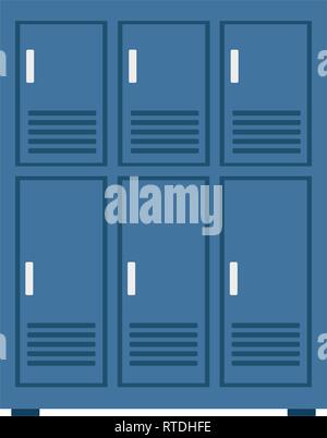 lockers icon isolated Stock Vector