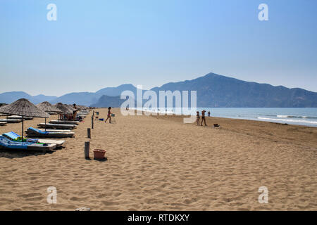 Dalyan, Mugla / Turkey - July 7 2013: Iztuzu (Caretta caretta) Beach Stock Photo