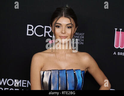 Beverly Hills, California, USA. 28th Feb 2019. Olivia Jade Giannulli  attends The Women's Cancer Research Fund's An Unforgettable Evening Benefit Gala at the Beverly Wilshire Four Seasons Hotel on February 28, 2019 in Beverly Hills, California Credit: Tsuni / USA/Alamy Live News Stock Photo