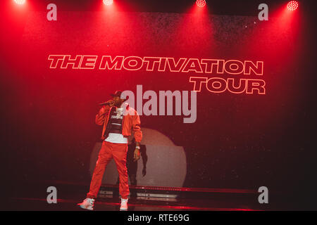 Los Angeles, Ca, USA. 28th Feb, 2019. Meek Mill at the Hollywood Palladium in Los Angeles, California on February 28, 2019. Credit: Steve Rose/Media Punch/Alamy Live News Stock Photo