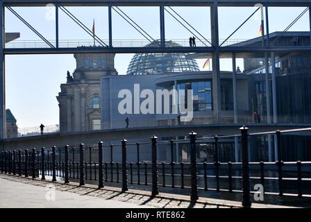 Berlin, Germany. 28th Feb, 2019. Reichstag Berlin, Germany, city of Berlin, 28.February 2019. Credit: Frank May | usage worldwide/dpa/Alamy Live News Stock Photo