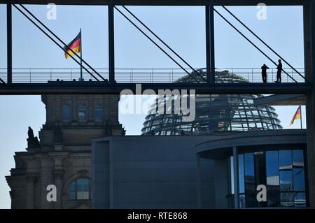 Berlin, Germany. 28th Feb, 2019. Reichstag Berlin, Germany, city of Berlin, 28.February 2019. Credit: Frank May | usage worldwide/dpa/Alamy Live News Stock Photo