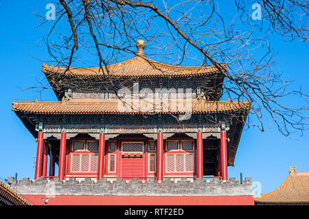 The building of Forbidden City Stock Photo