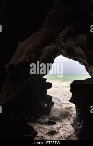 Hercules Grotto near Tangier, Morocco Stock Photo