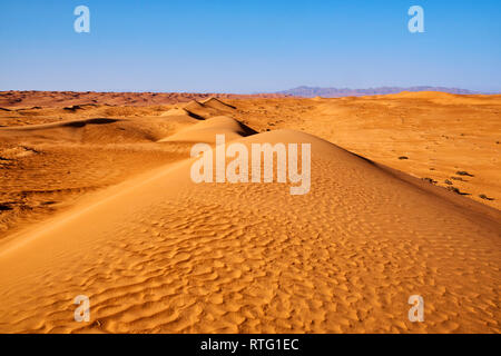 Sultanate of Oman, Al Sharqiya Region, Wahiba Sands desert Stock Photo