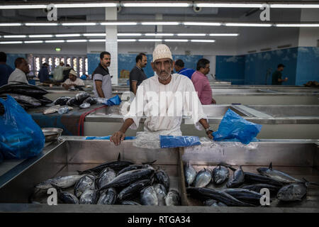 Muttrah Fish Market in Muscat, Oman Stock Photo