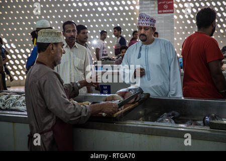 Muttrah Fish Market in Muscat, Oman Stock Photo