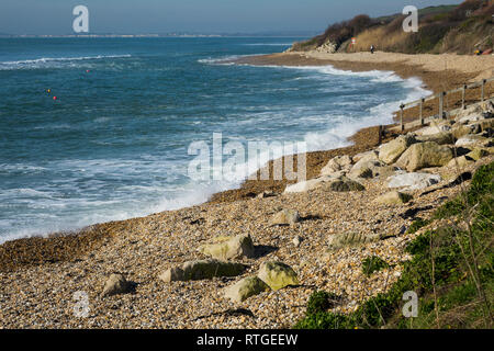 England, Dorset, Ringstead bay on Jurassic coast Stock Photo