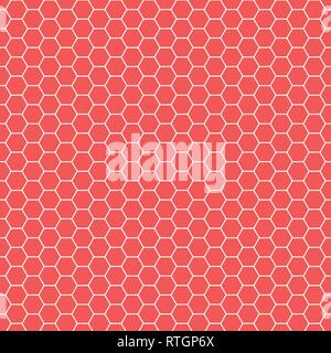 Seamless mosaic pattern Hexagons ornament Grid pattern Vector illustration. Stock Vector