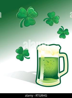 Beer background Stock Vector