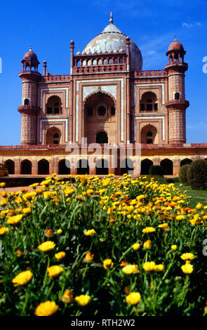 Humayun's tomb, Gardens, Delhi, India Stock Photo