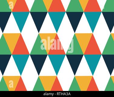 Geometric color background hipster background with a colored diamond Stock Vector