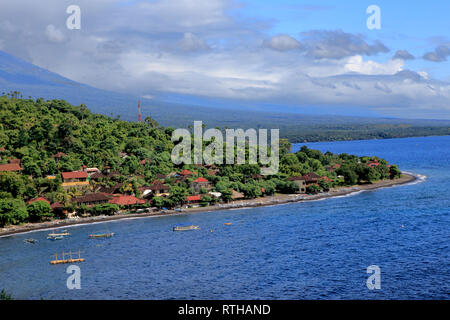 Jemeluk Bay, Amed, Bali, Indonesia Stock Photo