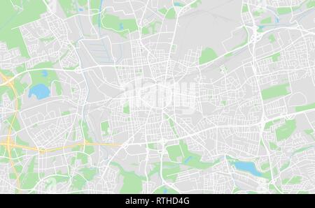 Urban vector city map of Dortmund, Germany Stock Vector Image & Art - Alamy