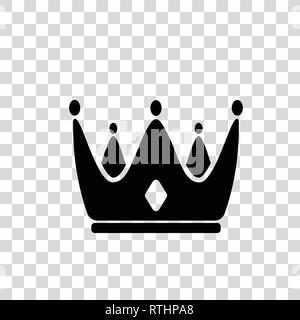 Crown Icon in trendy flat style isolated on white background. Royal symbol for your web site design, logo, app, UI. Vector illustration Stock Vector