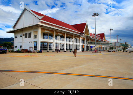 Terminal of Luang Prabang international airport, Laos Stock Photo