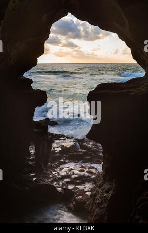 Hercules Grotto near Tangier, Morocco Stock Photo