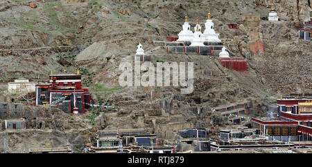 Sakya Monastery, Shigatse Prefecture, Tibet, China Stock Photo