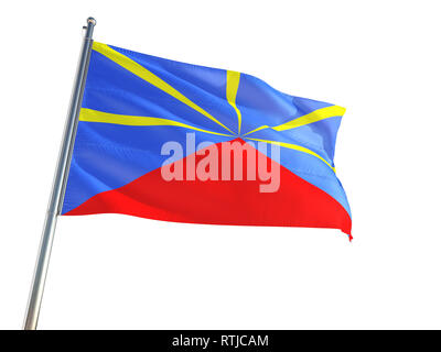 Flag of Reunion Island in the hand Sticker by Idem97