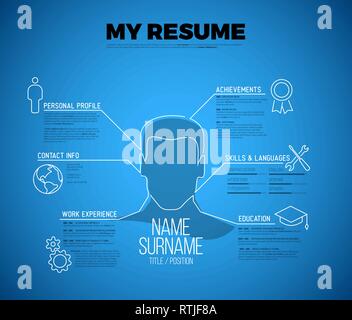 We re hiring. White text on blue background. Vector illustration Stock ...