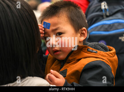 Cardiff, Wales, UK. 2nd March, 2019. People's Vote and anti-Brexit demonstration in Cardiff. Credit: Haydn Denman/Alamy Live News. Stock Photo