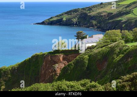 Village by the sea Stock Photo