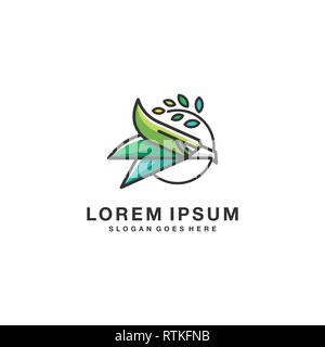 Head Eagle illustration vector template. Suitable for Creative Industry, Multimedia, entertainment, Educations, Gaming, Sports and any related busines Stock Vector