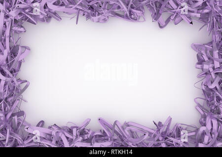 CGI composition, string backdrop virtual paper frame, for design ...