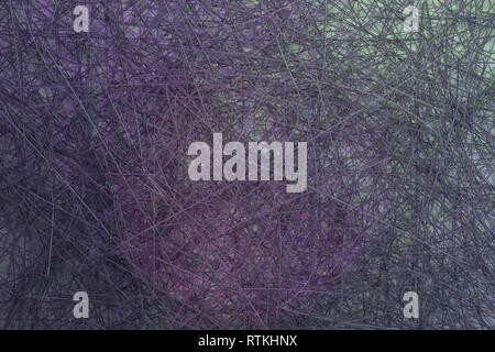 Messy Texture Renders CGI composition, messy strings virtual backdrop, for design texture or ...